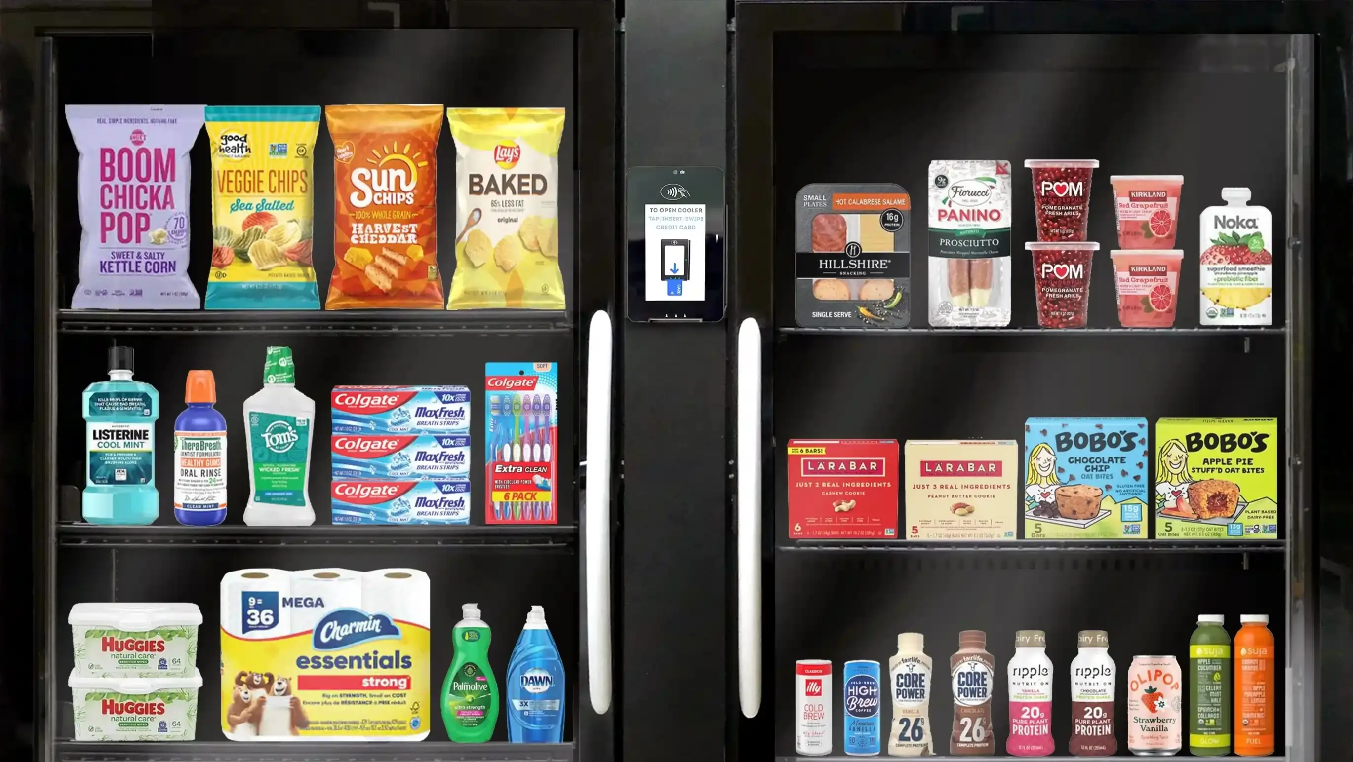 Fresh products in smart fridge